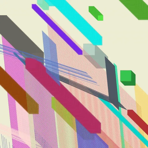 Abstract Art Machines 001 — ZYDRON (2021). Interativa, Processing.