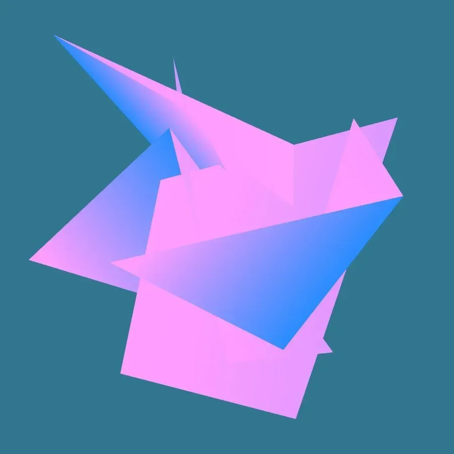 ABSTRACT VERTEX 20183 — ZYDRON (2021). Imagem, p5.js · Processing · 3D.