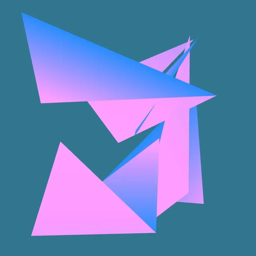 ABSTRACT VERTEX 2506 — ZYDRON (2021). Imagem, p5.js · Processing · 3D.