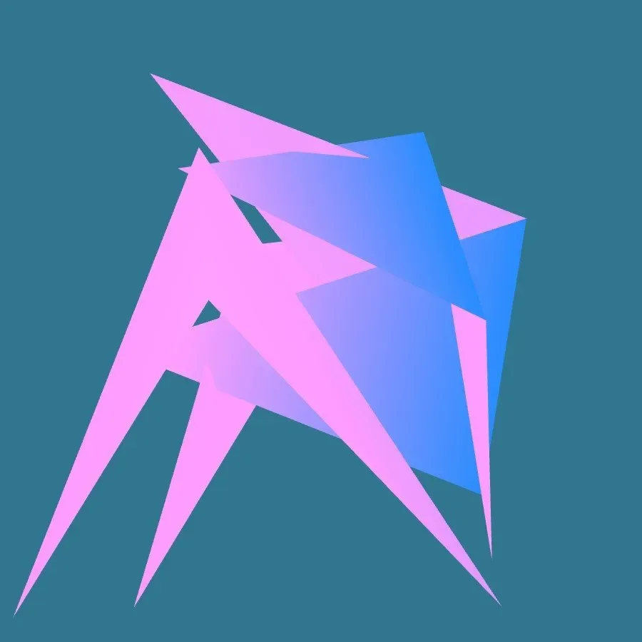 ABSTRACT VERTEX 3187 — ZYDRON (2021). Imagem, p5.js · Processing · 3D.