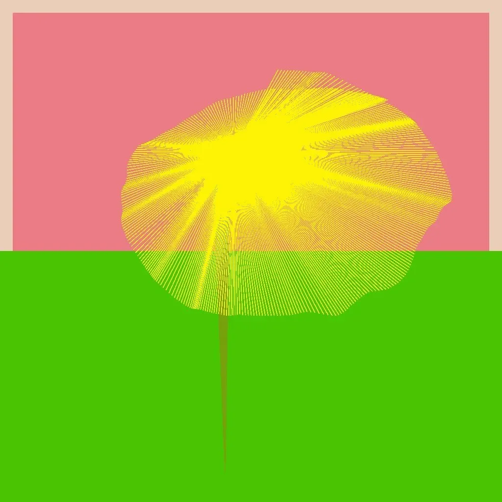 Cripto Chapeletas 09888 — ZYDRON (2021). Imagem, p5.js.