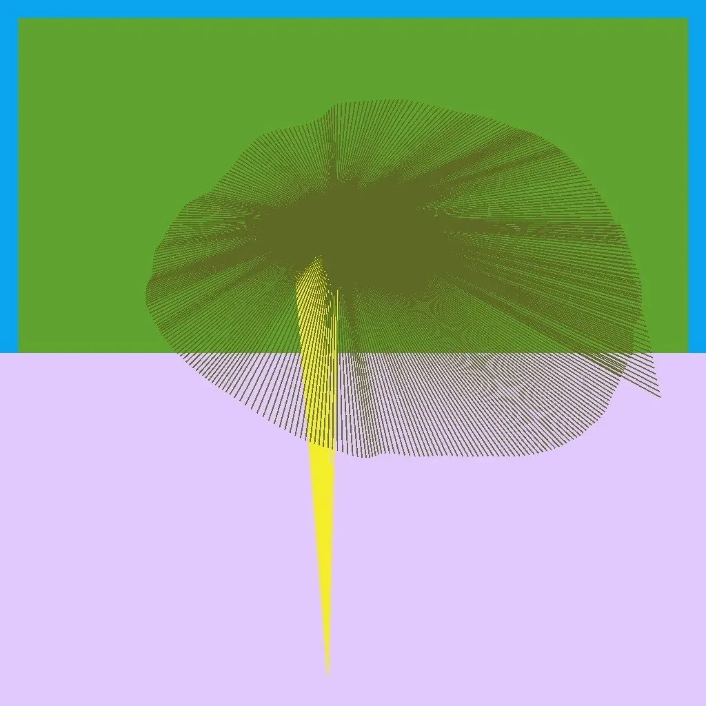 Cripto Chapeletas 8297 — ZYDRON (2021). Imagem, p5.js.