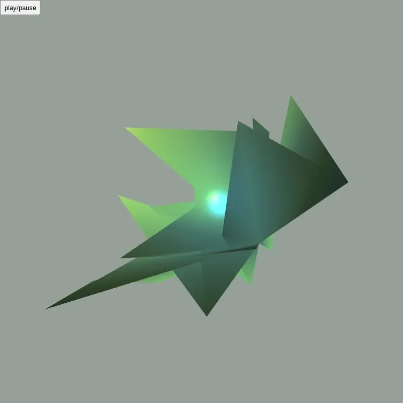 ICE VORTEX RII — ZYDRON (2022). Generativa, p5.js · 3D.