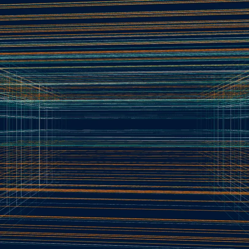 Inside The Matrix — ZYDRON (2021). Generativa, p5.js · Processing.
