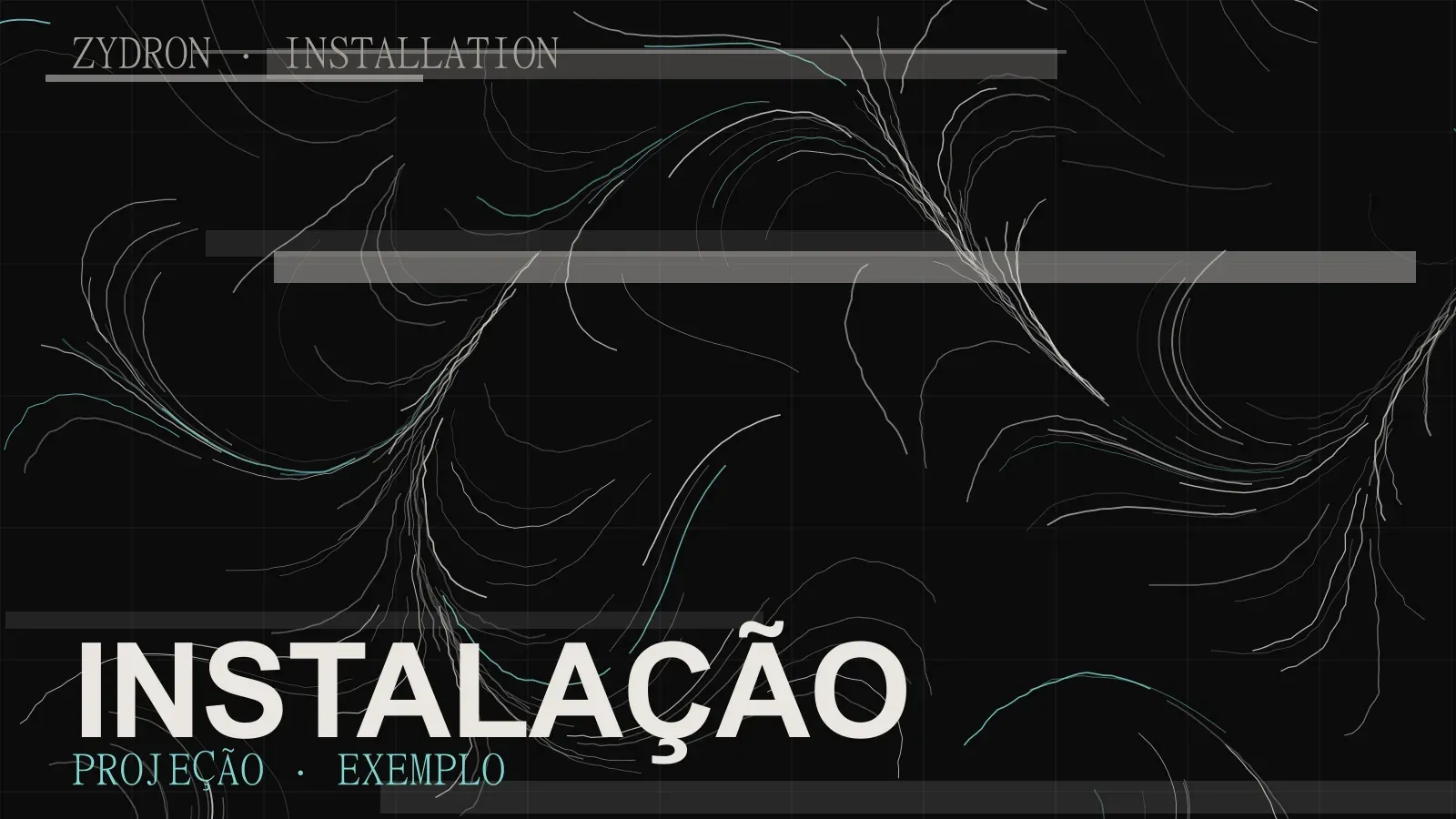 Foto provisória de instalação